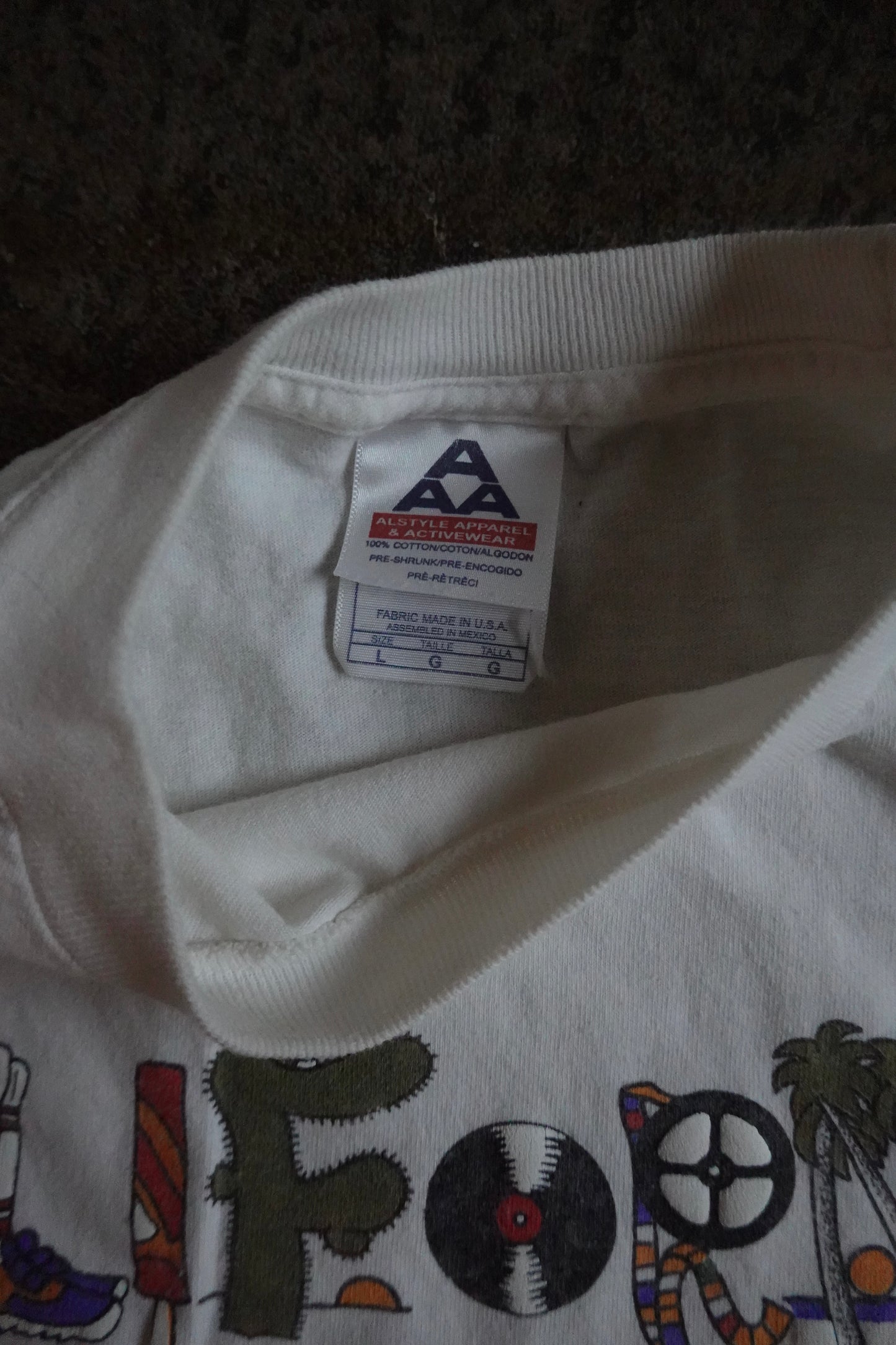 1990s California Typography Classic Tee