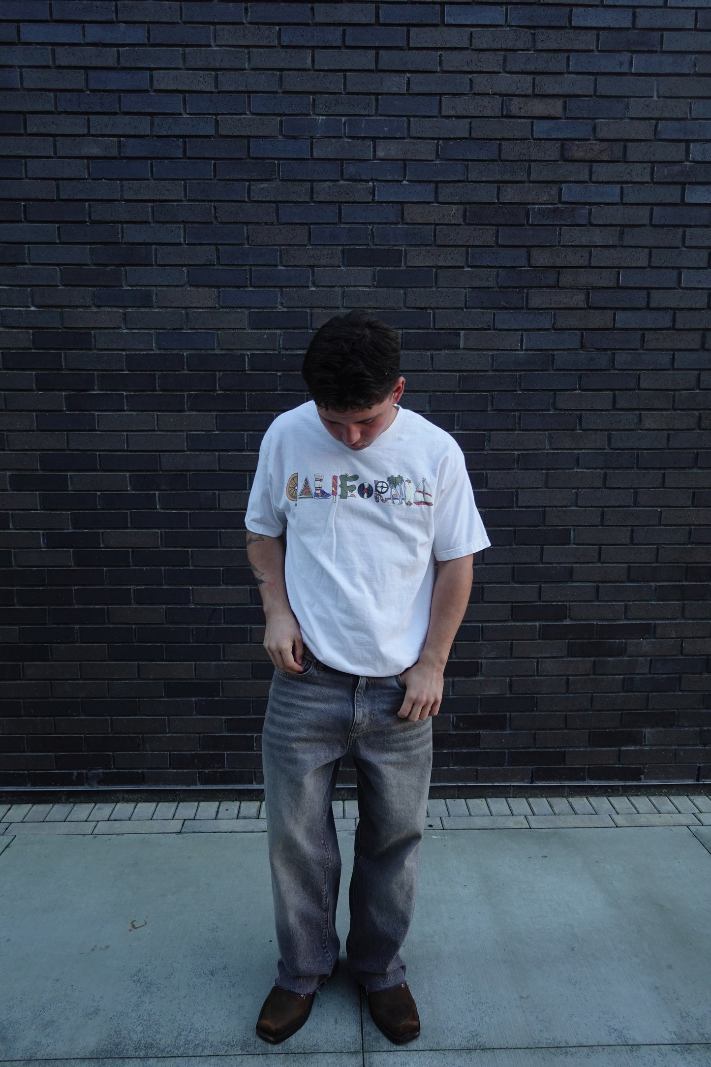 1990s California Typography Classic Tee