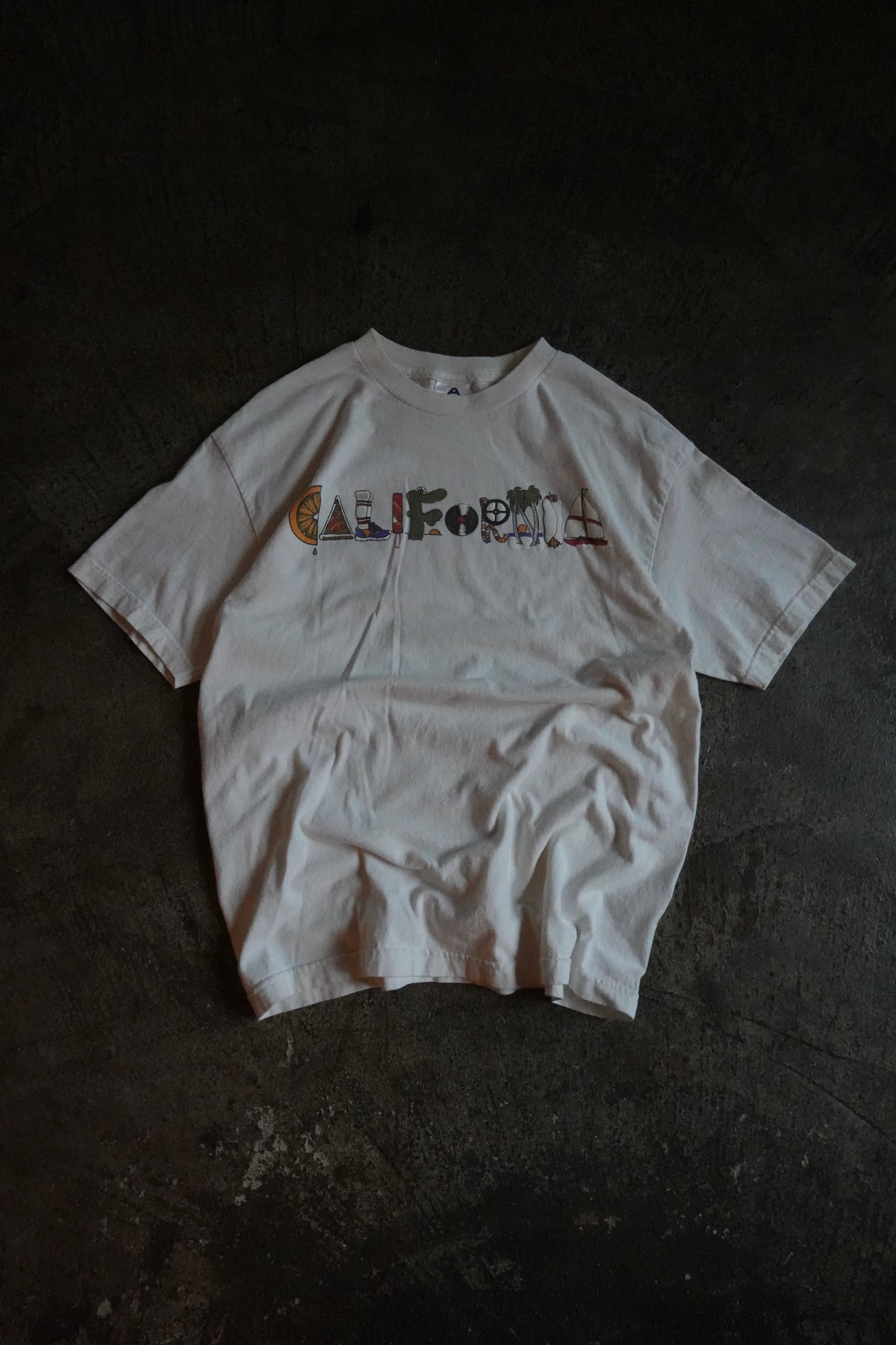 1990s California Typography Classic Tee