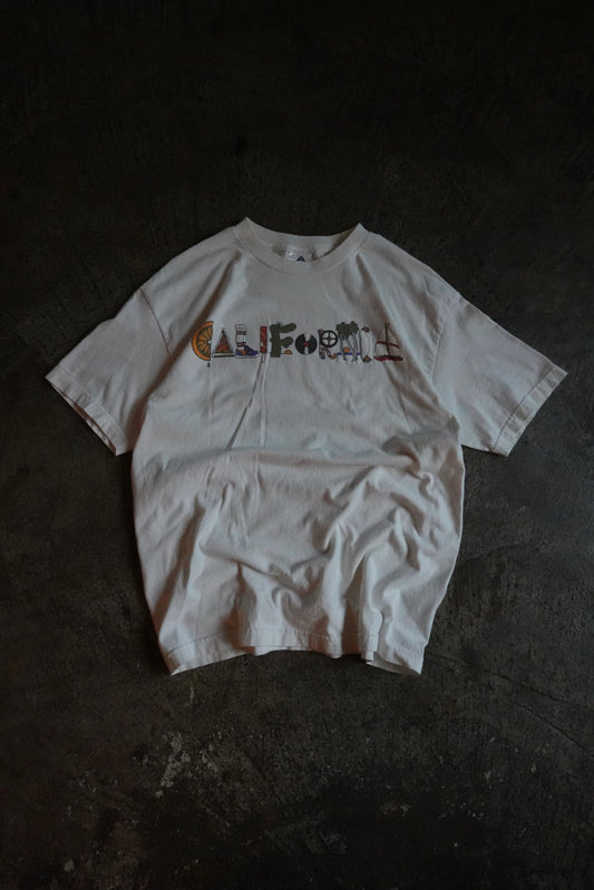 1990s California Typography Classic Tee