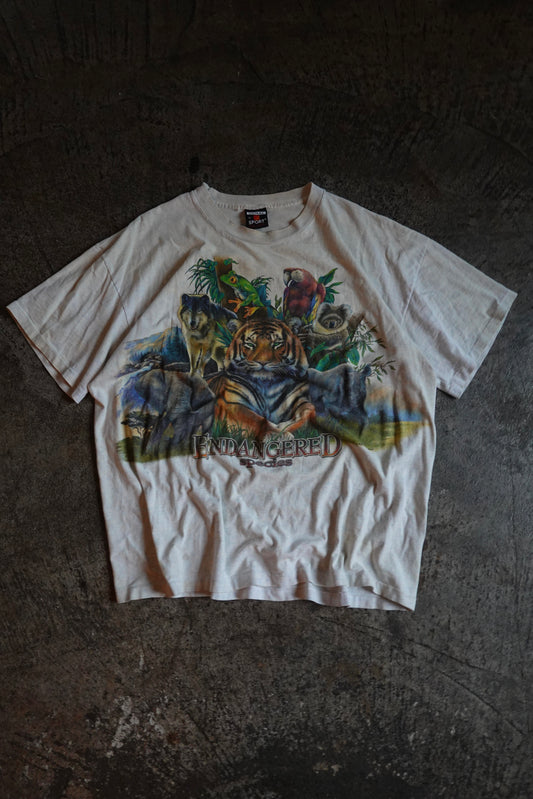 1990s Vintage Habitat Endangered Species T-shirt